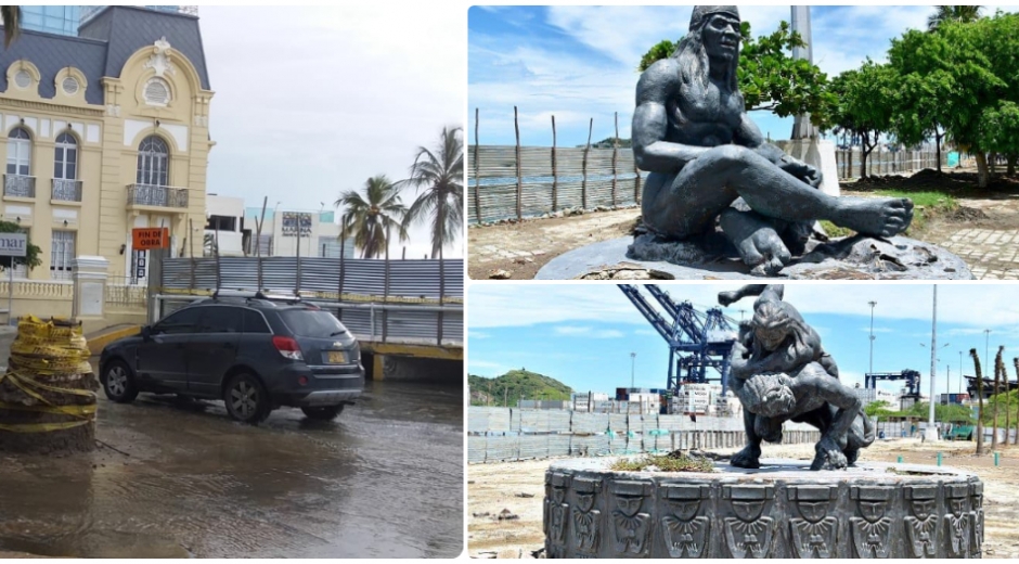 Los monumentos a los Indios serán restaurados y reubicados en el mismo camellón.