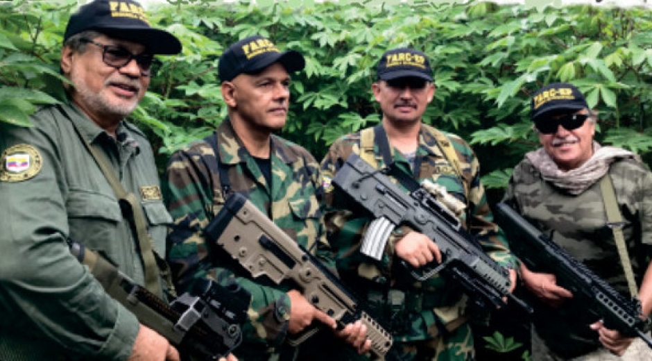 Esta es la foto más reciente que se conoce de los guerrilleros rearmados.