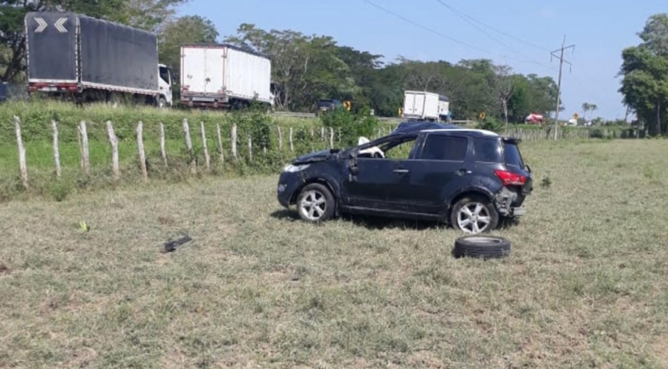 El accidente ocurrió en el kilómetro 6 + 750 metros de la vía La Cordialidad