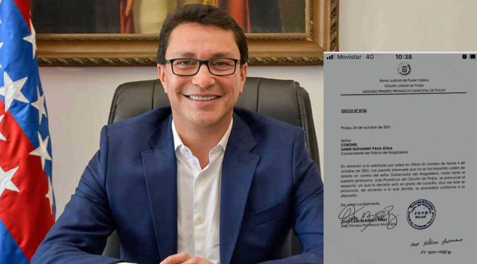 Carlos Caicedo, Gobernador del Magdalena, apeló la decisión, la cual fue a grado de consulta.