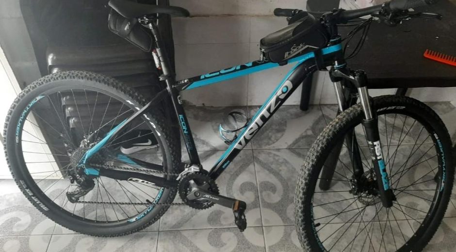 Esta es la bicicleta hurtada a la mujer.