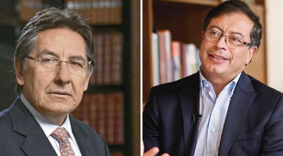 Exfiscal Néstor Humberto y el senador Gustavo Petro.