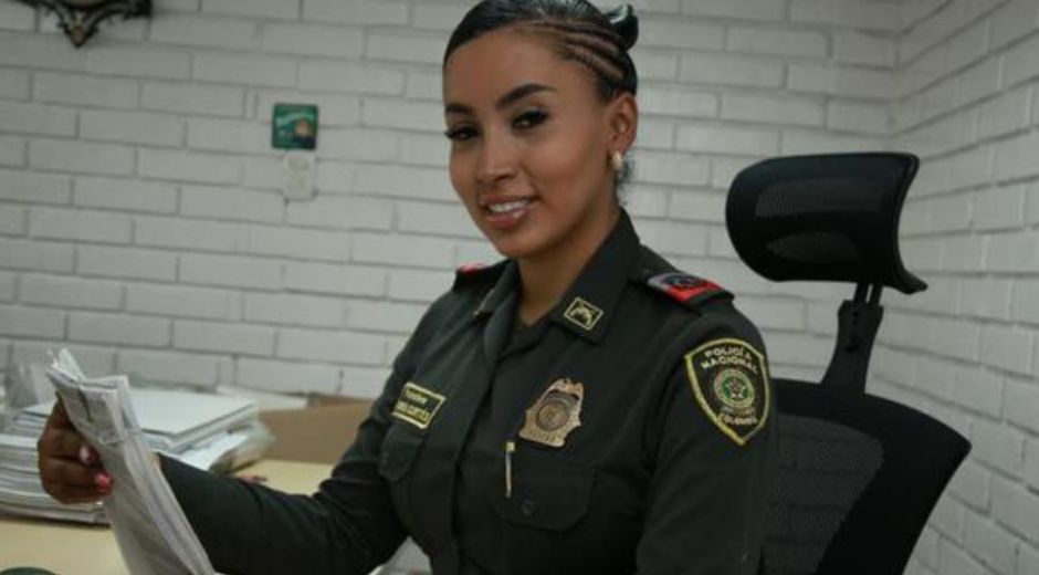 Andrea Cortés, patrullera destituida.
