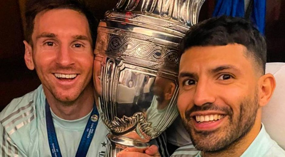Instagram Messi y el 'Kun'.