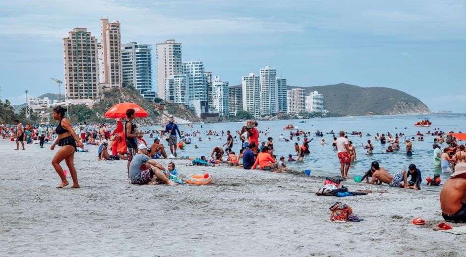 Turistas en Santa Marta