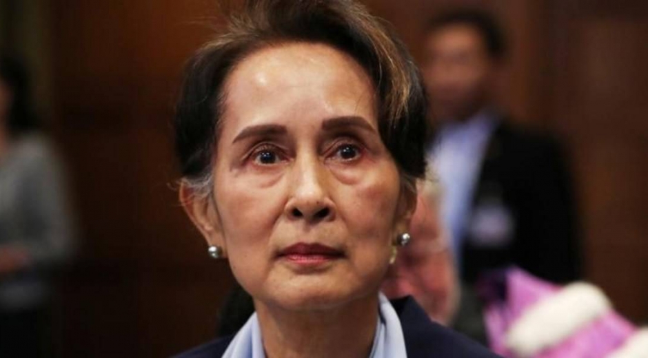 Aung San Suu Kyi.