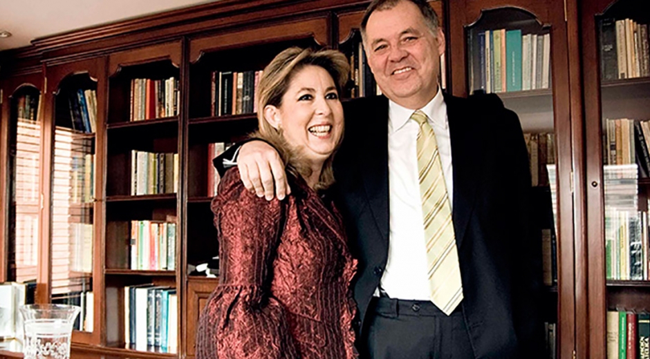 Alejandro Ordóñez y su esposa, Beatriz Hernández. 