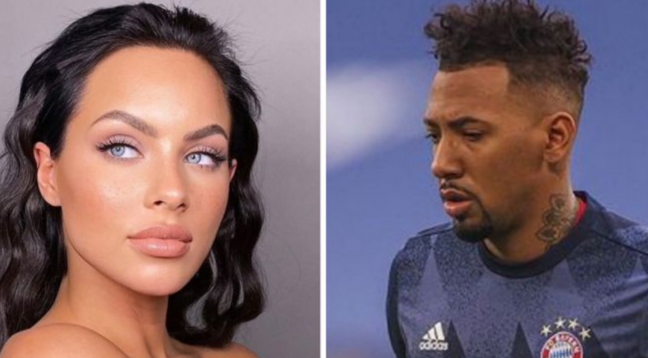 Kasia Lenhard y Jerome Boateng cortesía