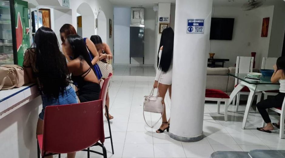 Burdel que se ofrecía como hostal en El Rodadero.