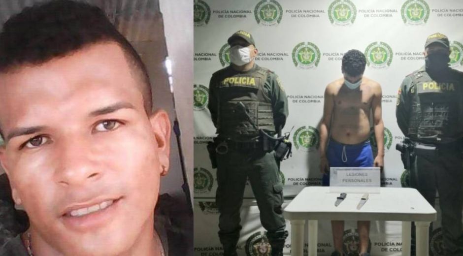 Jaider Andrés Castellar Miranda (víctima) y Miguel Armando Granados Iglesias (capturado).