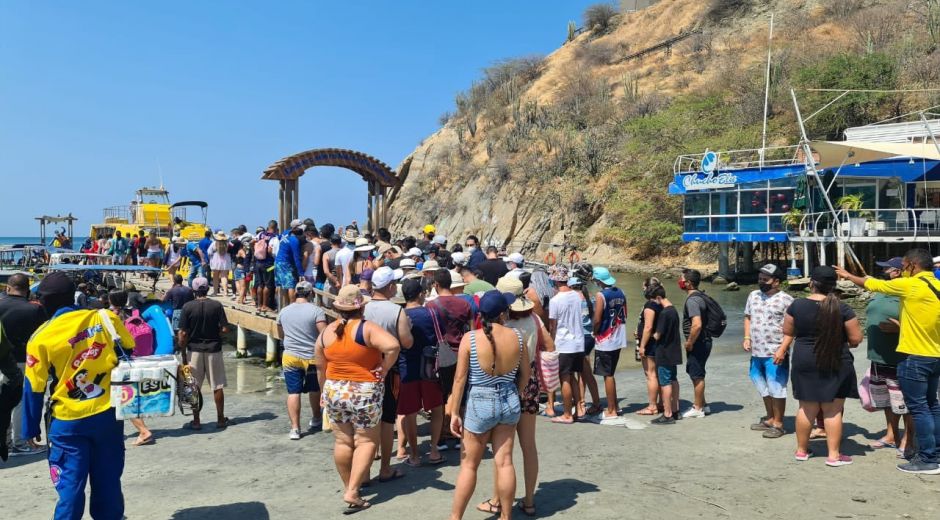 Así fueron las aglomeraciones que se vivieron por parte de turistas en El Rodadero.