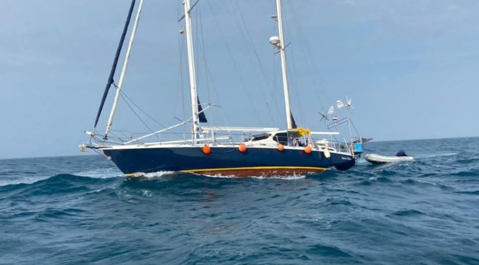 Armada Nacional de Colombia. Velero donde se encontró la droga.