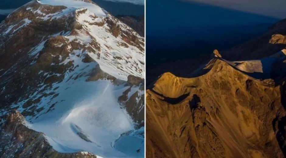 Glaciar Ayoloco en México.