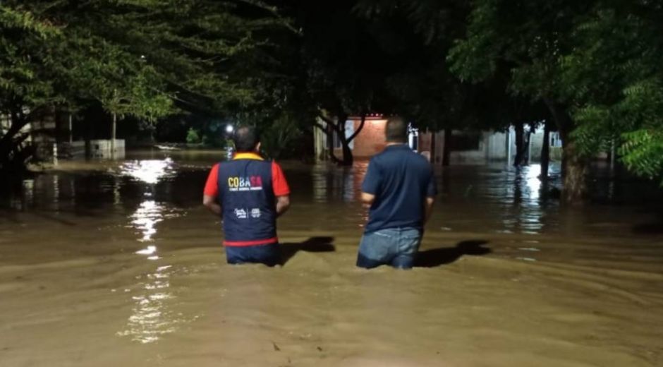 Inundaciones en Guachaca.