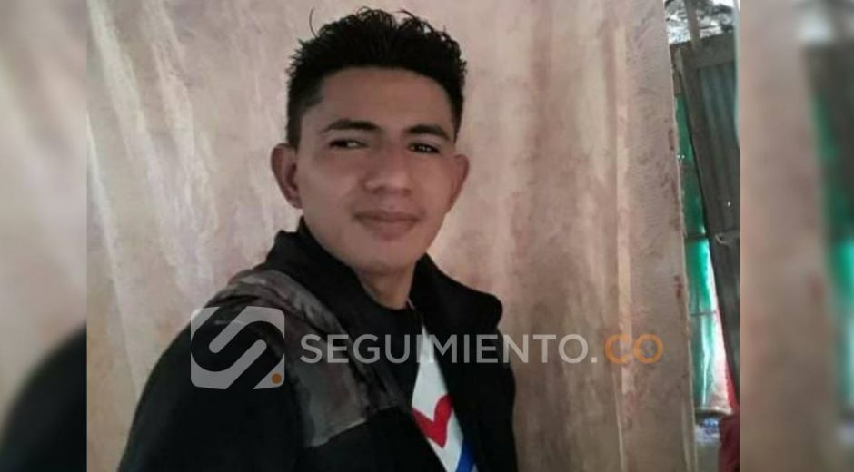 Cortesía Éder Ardila Rangel sería la víctima mortal de estos hechos.