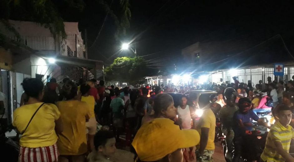 Conmoción en el barrio Sourdis de Barranquilla, por los hechos ocurridos en la noche del martes.