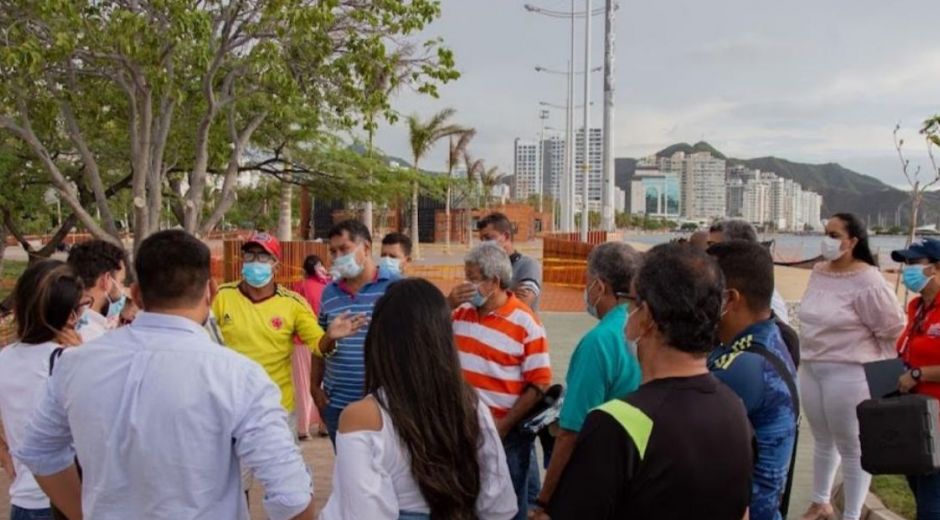 Reubicación de vendedores.