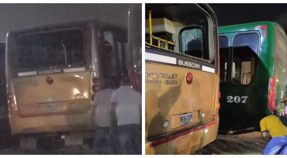 En la noche de este sábado fue el atentado con granada en buses de Barranquilla.