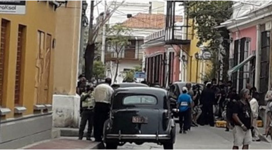 Este fin de semana el Centro Histórico volvió a ser escenario de grabaciones. 