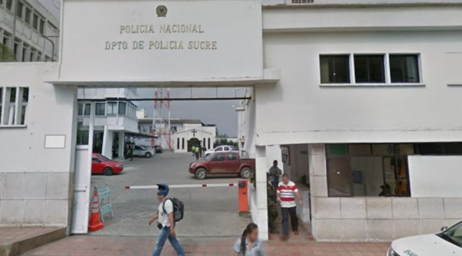 Google Maps Comando de la Policía de Sucre, en Sincelejo.