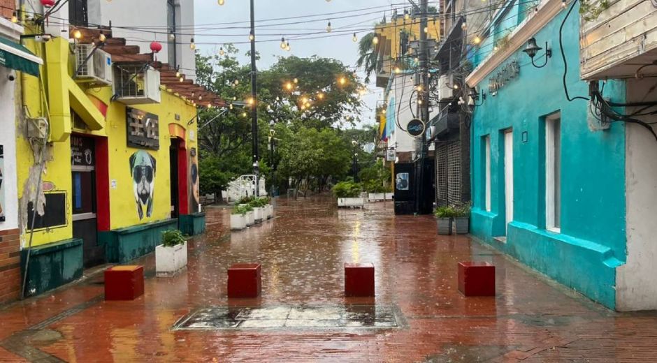 Centro de Santa Marta en este viernes.