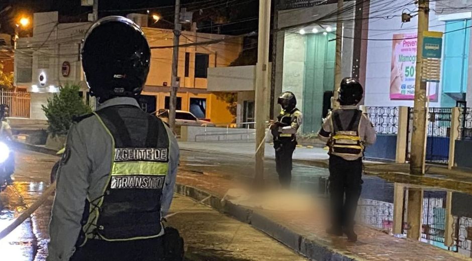 El siniestro vial ocurrió en la madrugada de este día. 