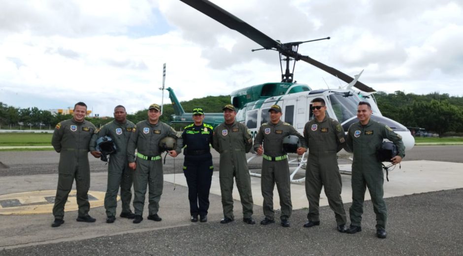 Con helicóptero ‘Halcón’, la Policía Metropolitana realiza patrullajes aéreos.