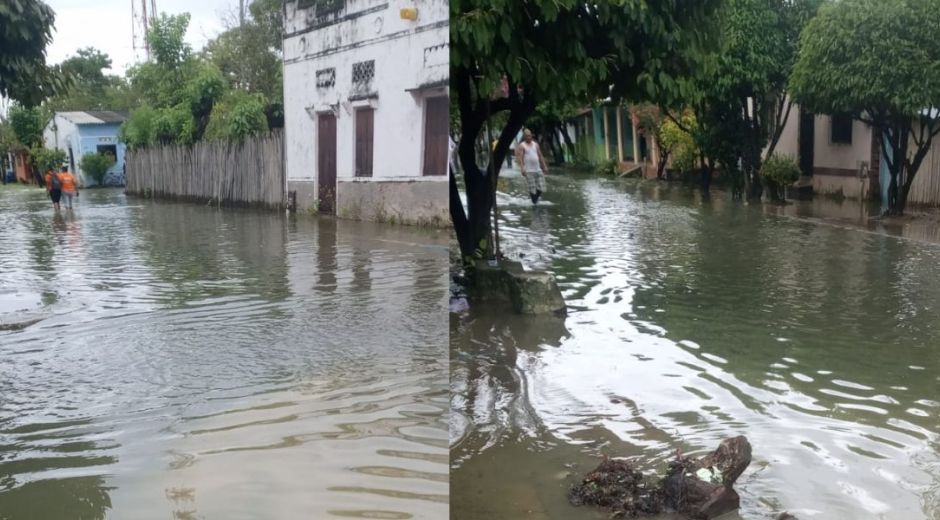 Así están las calles del municipio. 