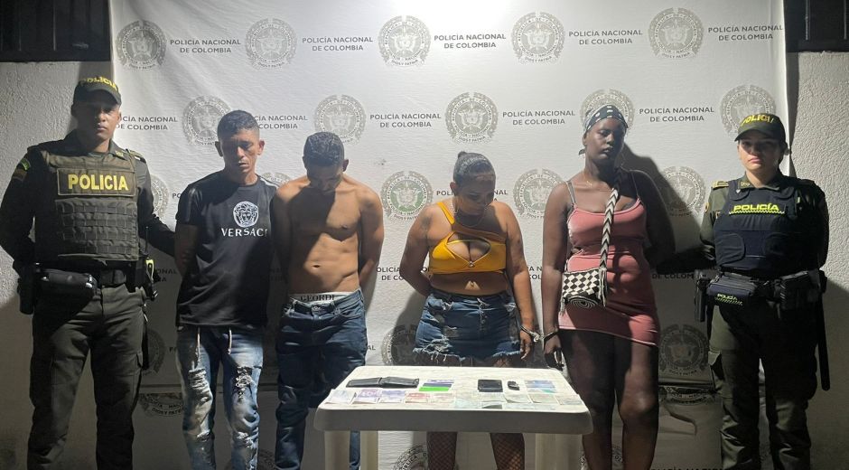 Policìa Metropolitana de Santa Marta ùltimas capturas.