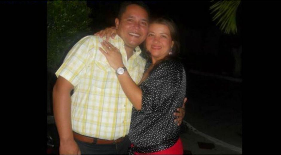 Heriberto junto a su esposa. 