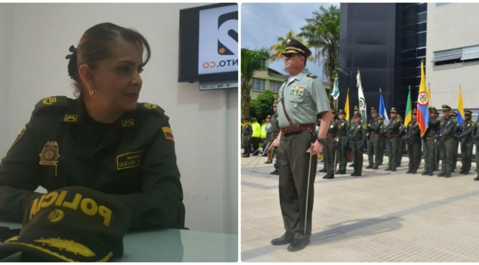 Sandra Vallejos fue comandante de la Policía, mientras Francisco Gélvez era el operativo.