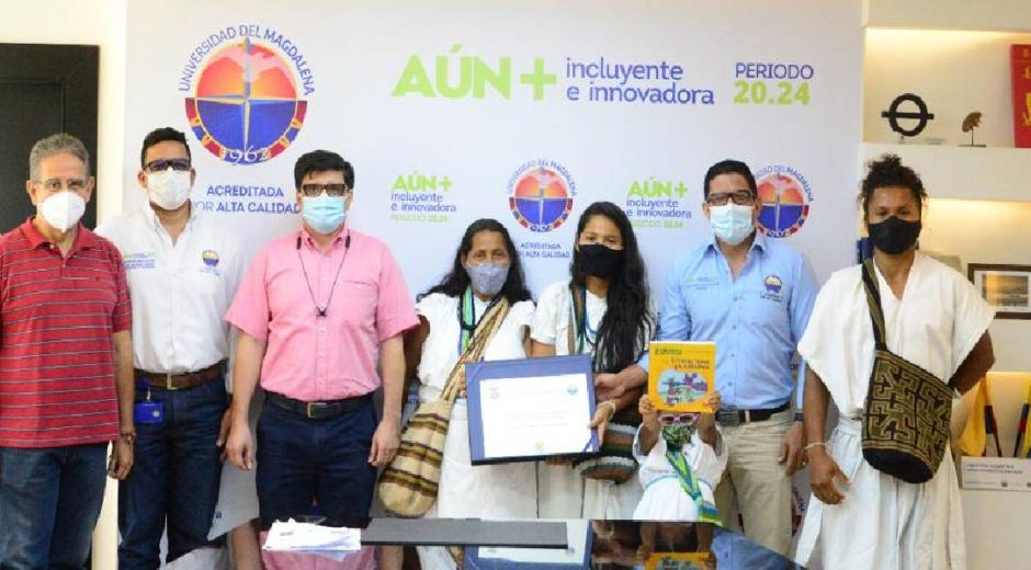 Unimagdalena Por primera vez una indígena recibe la Beca Sierra Nevada.