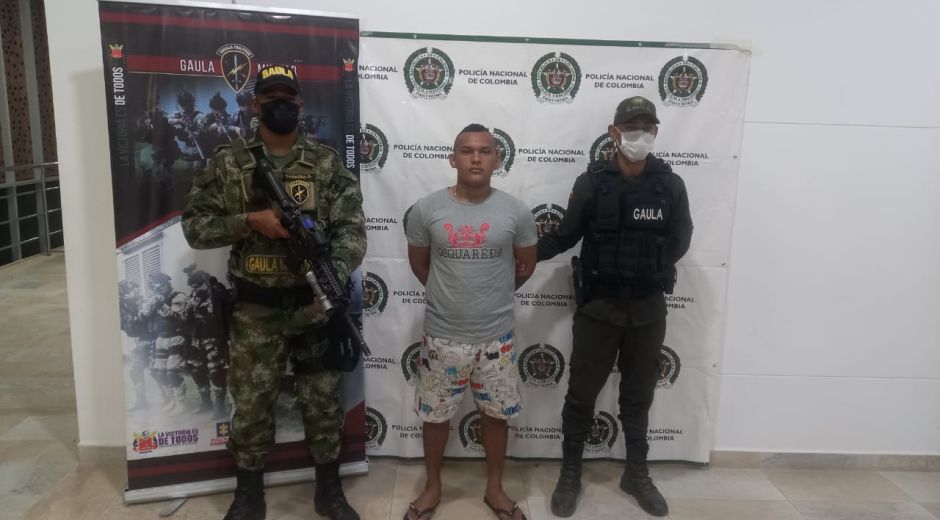 Policía Metropolitana de Santa Marta Johan Alberto Urieles López.