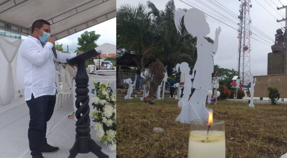 El alcalde Carlos Sierra participó en el acto de conmoración de las víctimas del 18 de mayo del 2014.