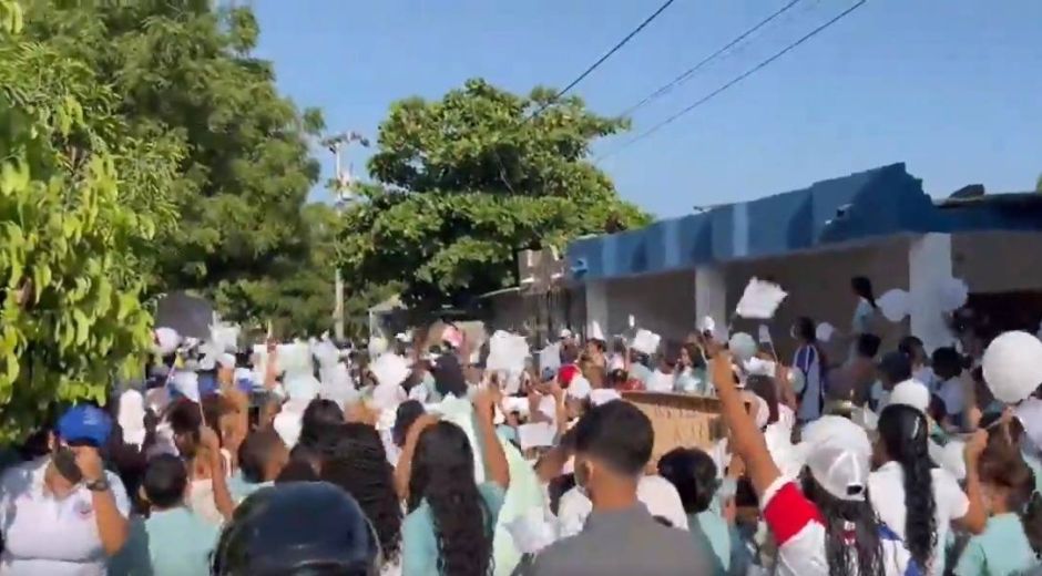 Marcha de la comunidad.