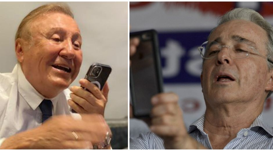 Rodolfo Hernández y Álvaro Uribe.