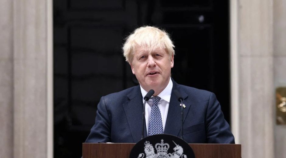 Boris Johnson dimite a su cargo de primer ministro.