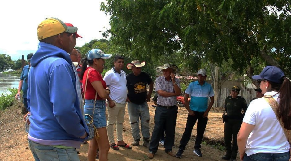 La senadora electa visitó Salamina. 