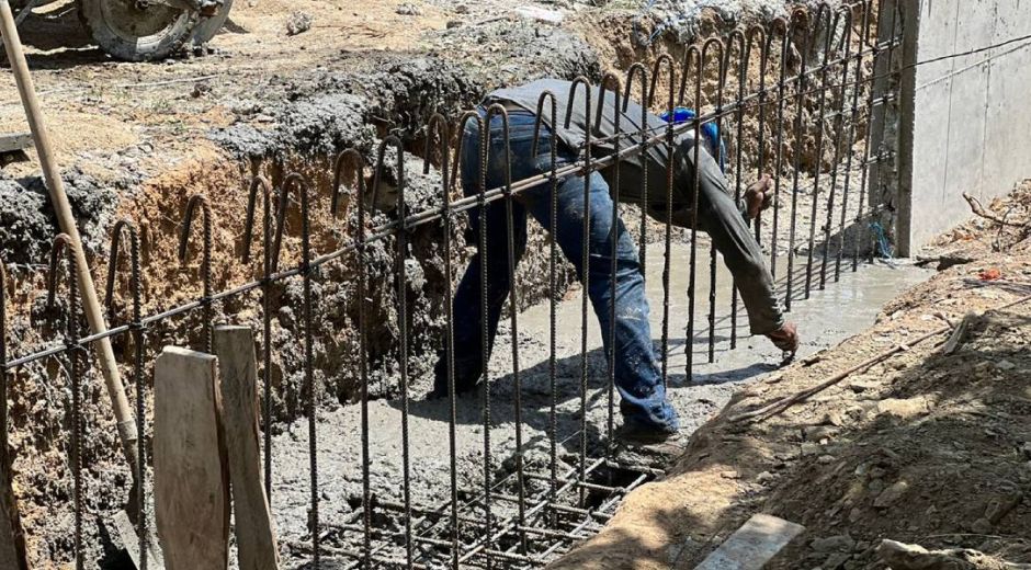 Obras del parque.