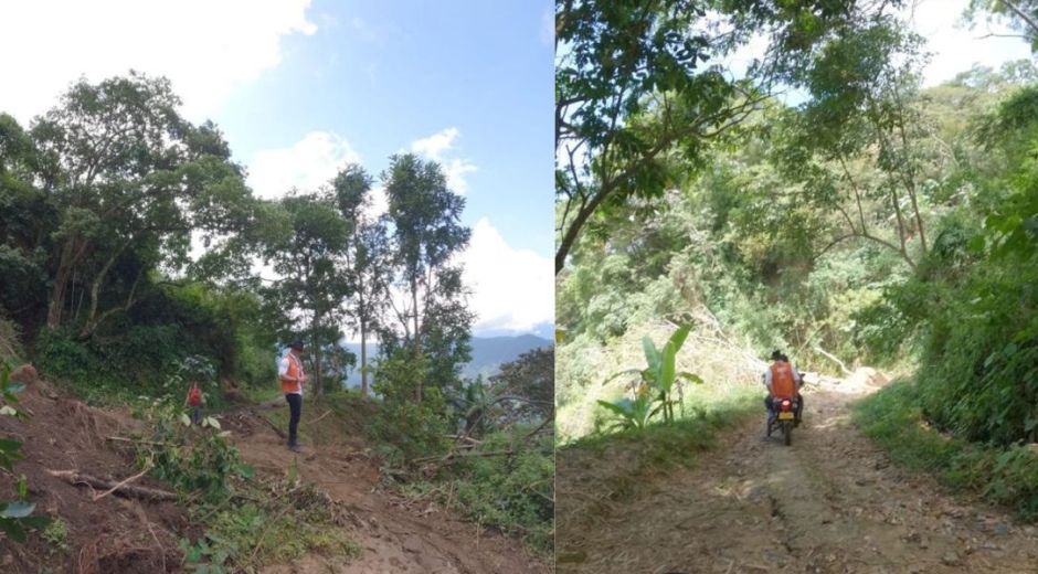 La administración departamental direccionó trabajos puntuales en la vereda de Aguas Lindas.