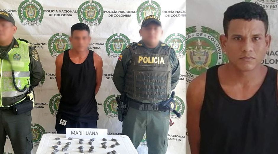 Policía del Magdalena Alias 'El Menor'.