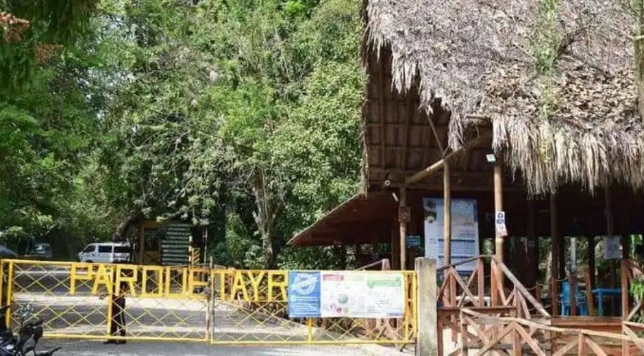 Entrada al Parque Tayrona.