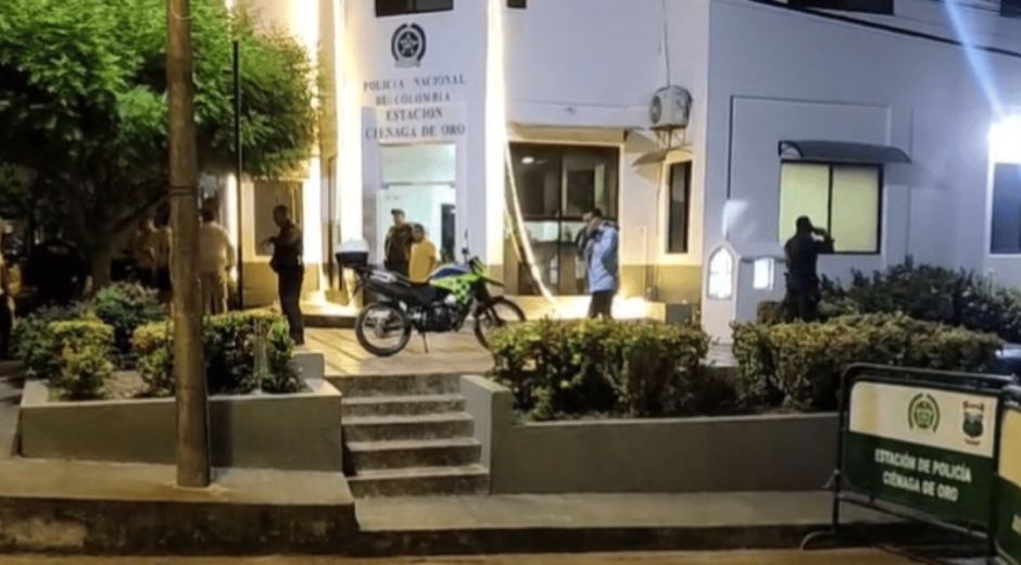 Archivo. Estación de Policía de Ciénaga de Oro, Córdoba.