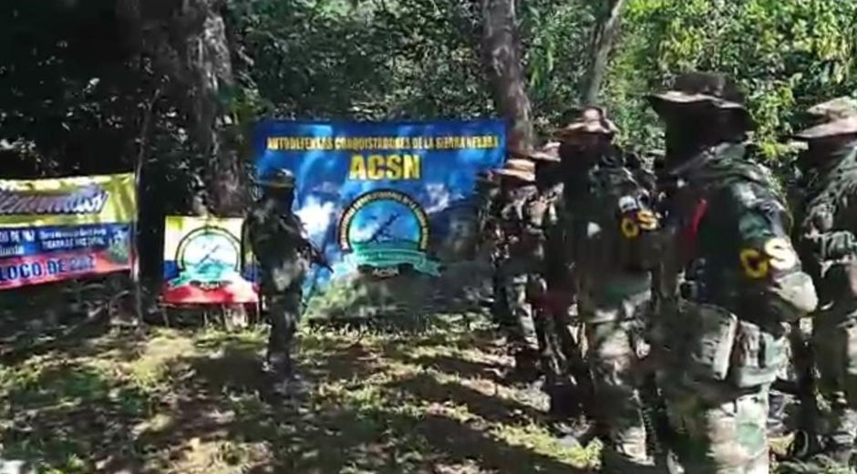 Captura de pantalla. Autodefensas Conquistadoras de la Sierra