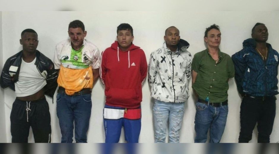 Los seis colombianos asesinados en una cárcel del Ecuador.