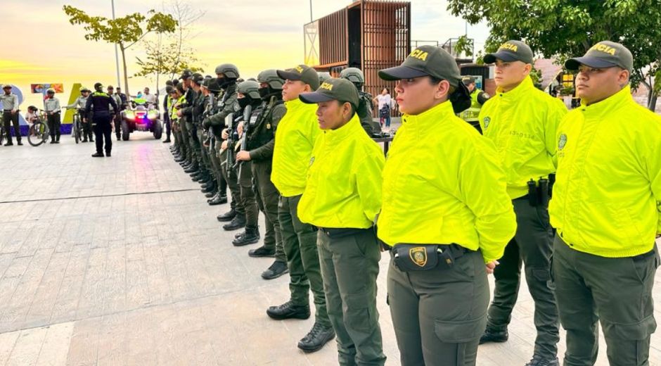 Policía Metropolitana de Santa Marta.