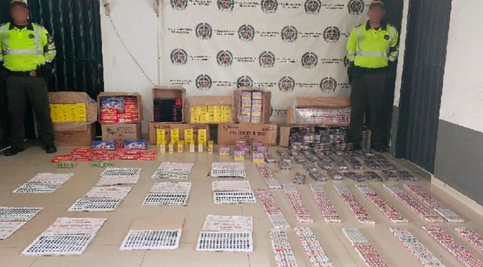 278 kilogramos de pólvora.