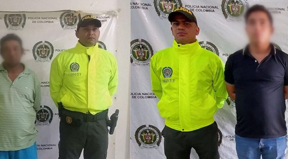 Parte de los capturados. 