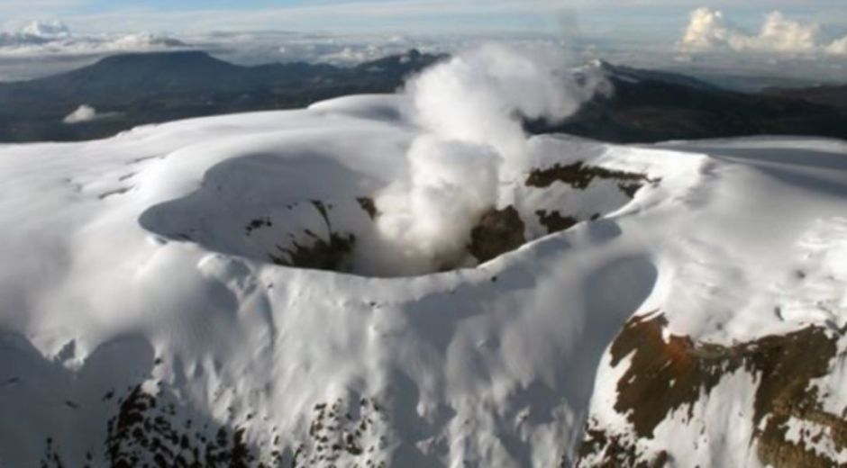 Volcán Nevado del Ruiz.