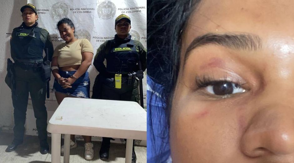 Seguimiento.co Heidis Llerena y la policía agredida.
